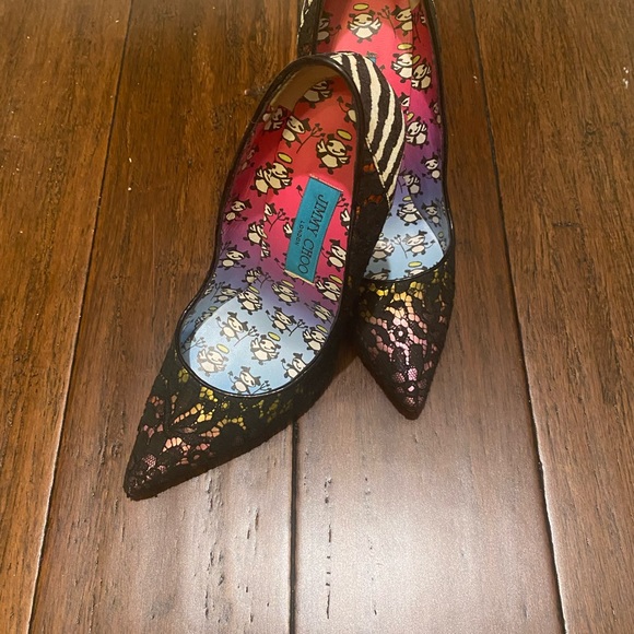 Jimmy Choo Lace Pumps - Picture 3 of 4